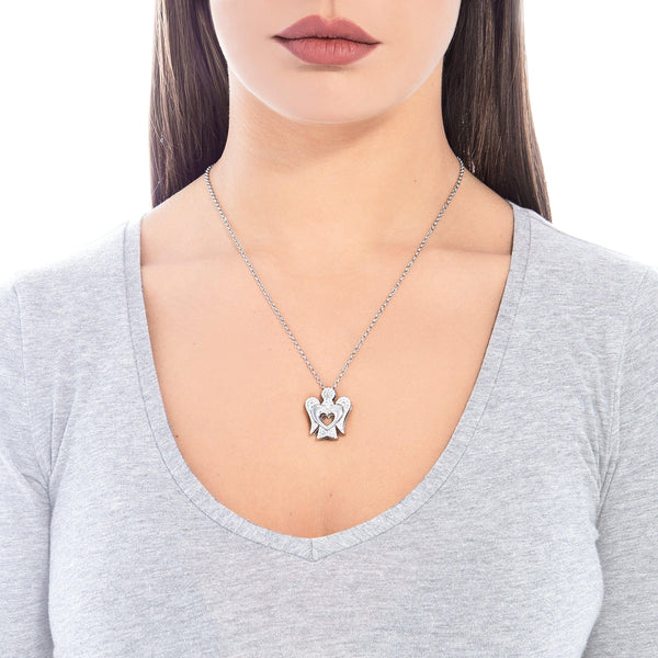 Collana con Angelo in Argento - Roberto Giannotti