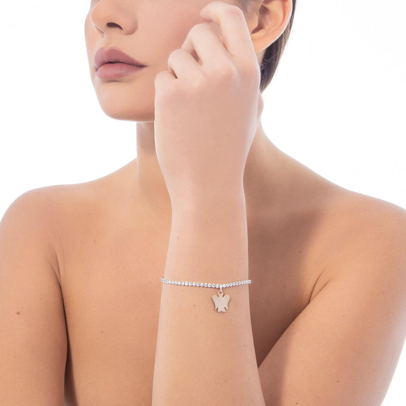 Bracciale con Angelo in Argento - Roberto Giannotti