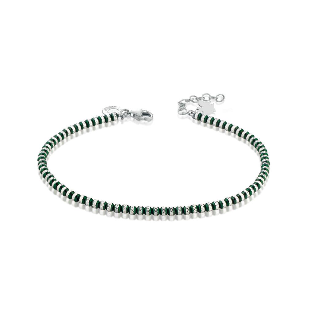 Bracciale in Argento con Angelo e Sfere ROBERTO GIANNOTTI