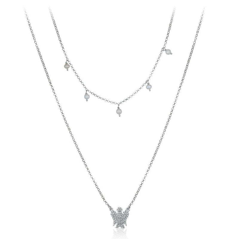 Collana con Angelo Perle e Zirconi ROBERTO GIANNOTTI
