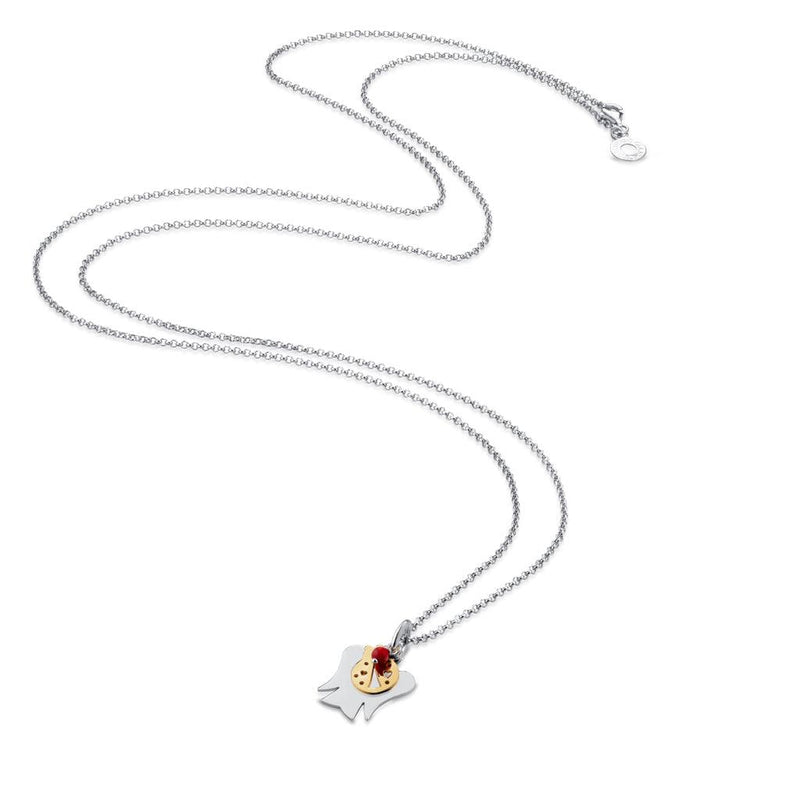Collana con pendenti Angelo e Coccinella - Roberto Giannotti