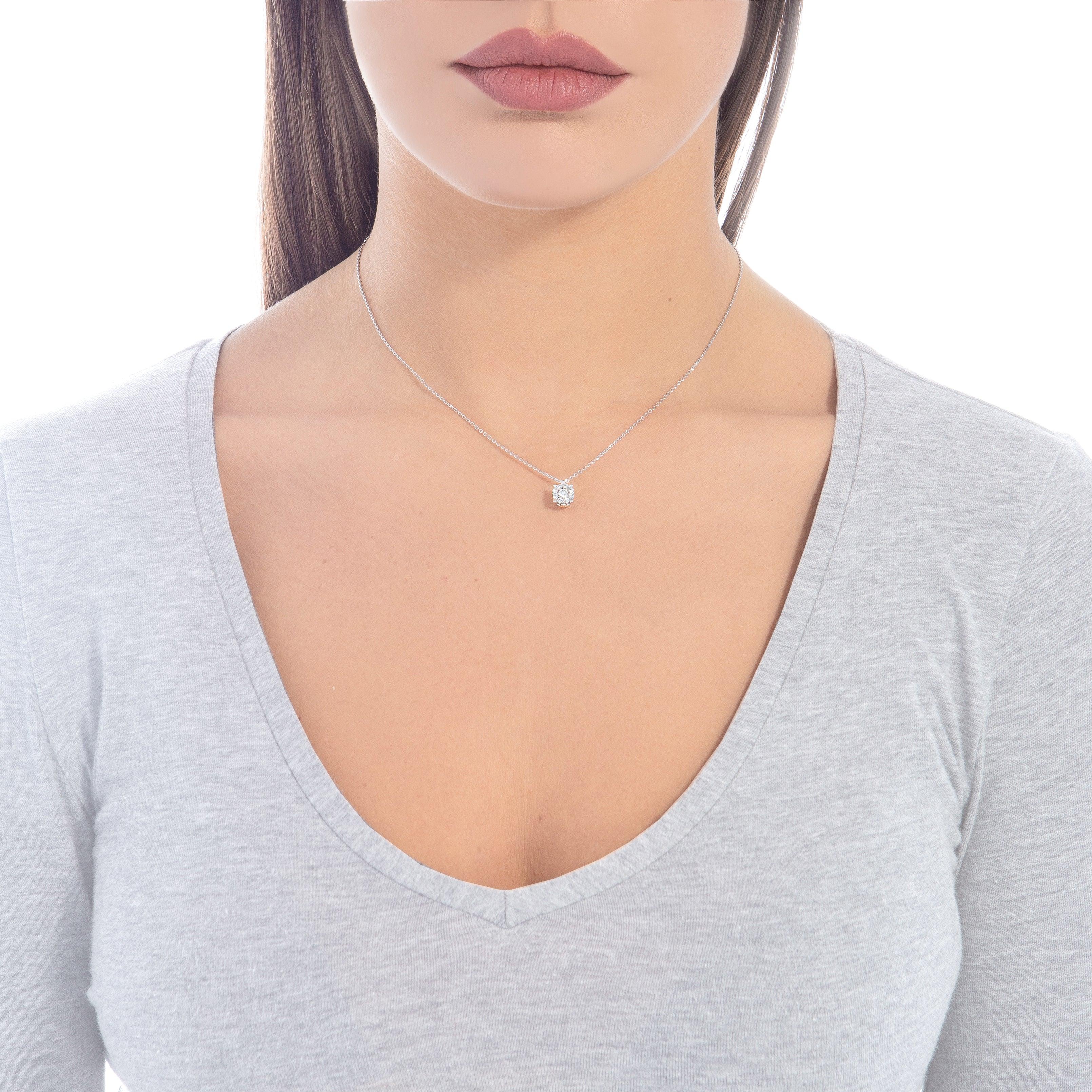 Girocollo con Angelo in Oro e Diamanti - Roberto Giannotti