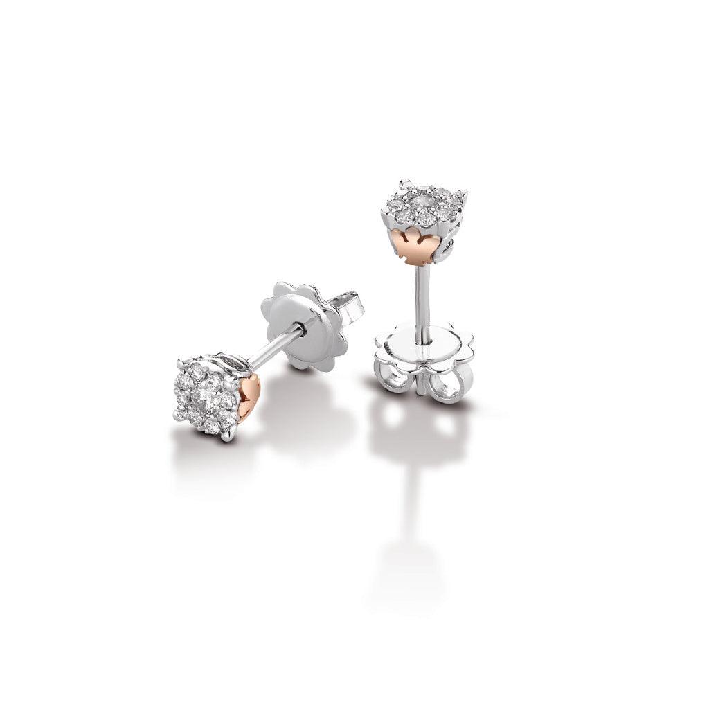 Orecchini con Angelo in Oro e Diamanti ROBERTO GIANNOTTI