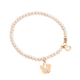 Bracciale di Perle con Angelo in Oro ROBERTO GIANNOTTI