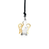 Pendente Angelo in Oro con Diamante - Roberto Giannotti