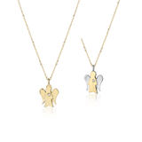 Collana con pendente angelo charm in oro e diamante  - Roberto Giannotti