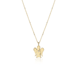 Collana con pendente angelo charm in oro e diamante  - Roberto Giannotti
