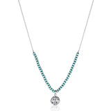 Collana Chiama Angeli in Argento e Sfere Diamantate - Roberto Giannotti
