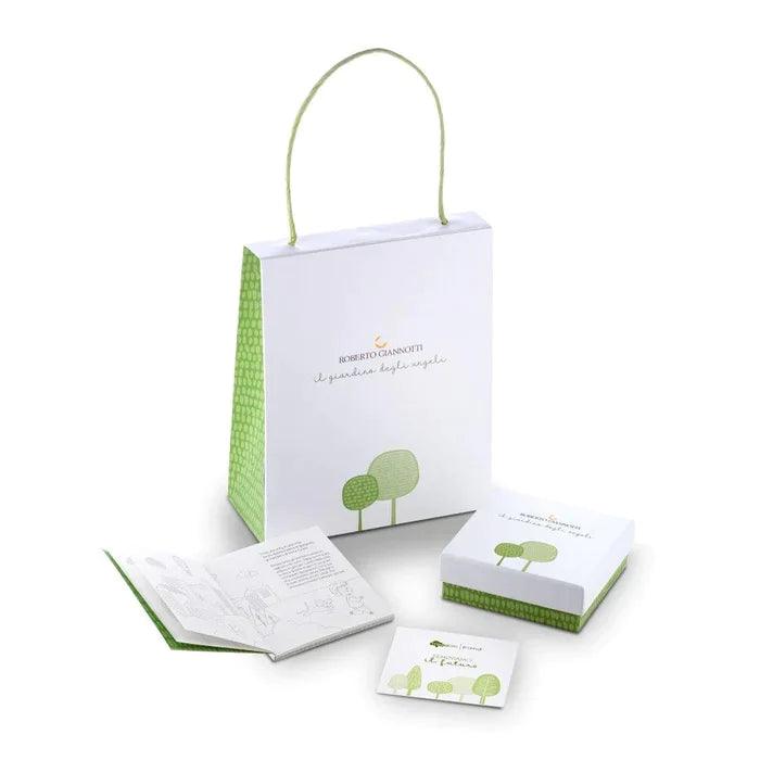 Collana oro bambina con angelo e cuore rosa - Roberto Giannotti