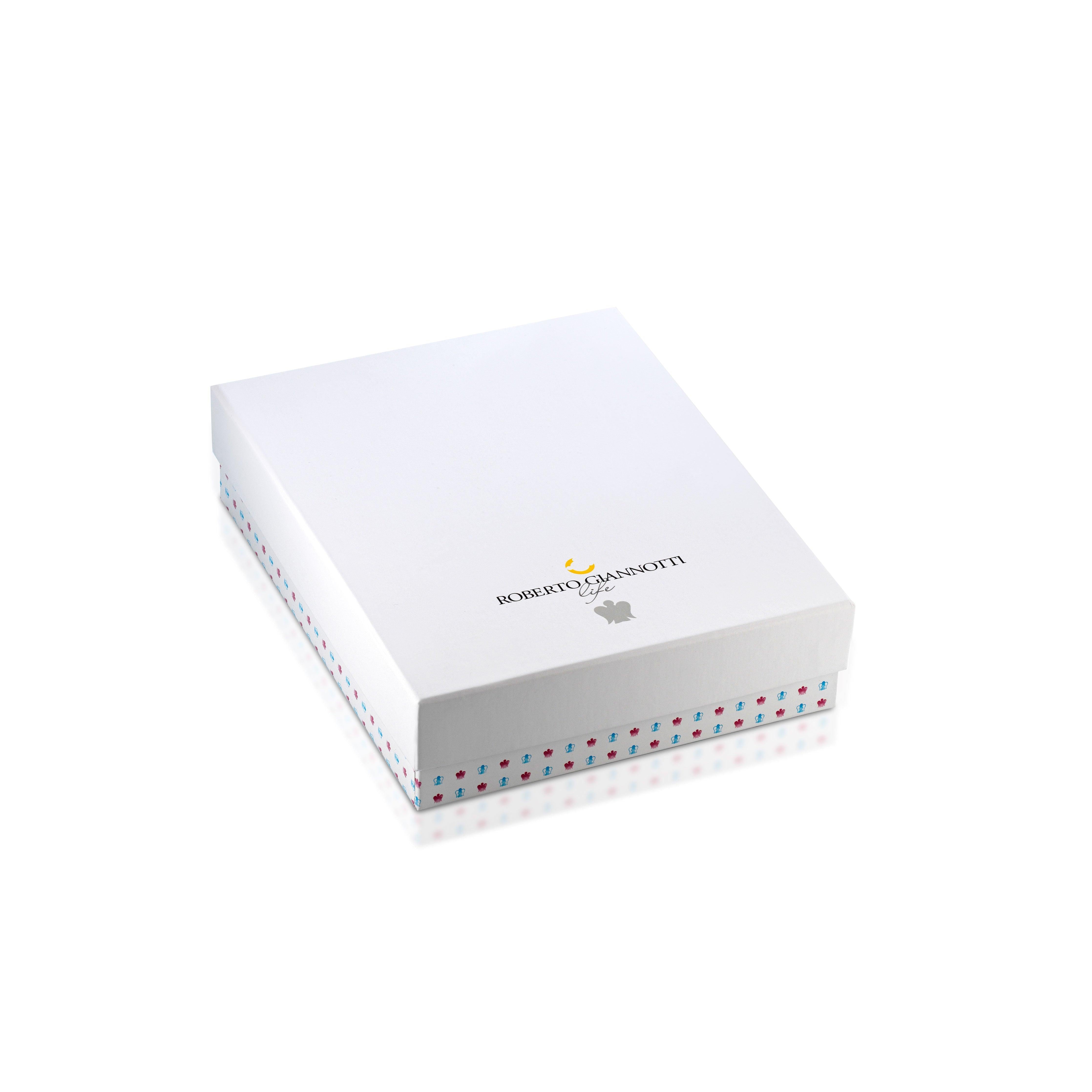 Cornice in Argento con Angelo, Quadrifoglio, Cuore, Stella e Sole in Rosa - Roberto Giannotti